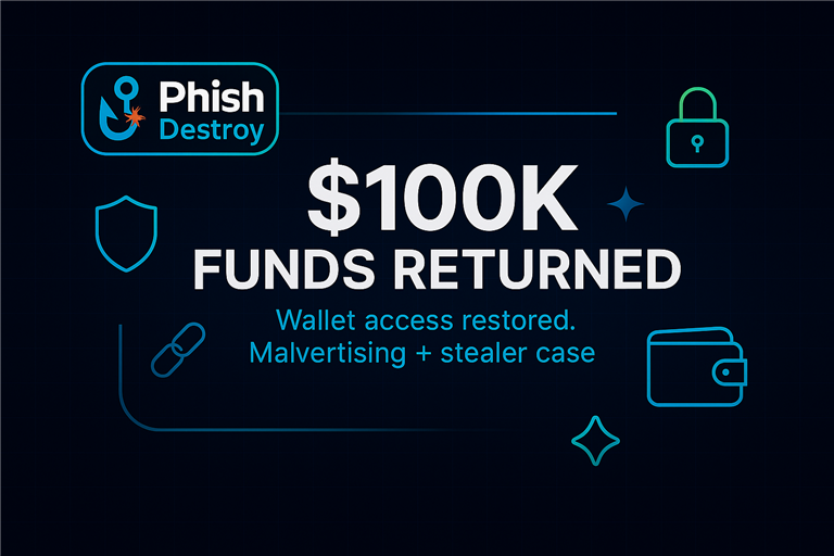 $100K funds returned banner