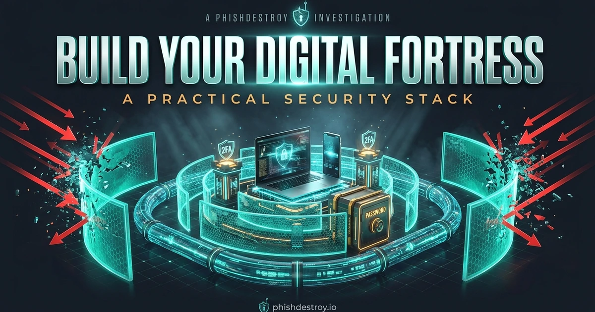Editorial illustration: Building Your Digital Fortress