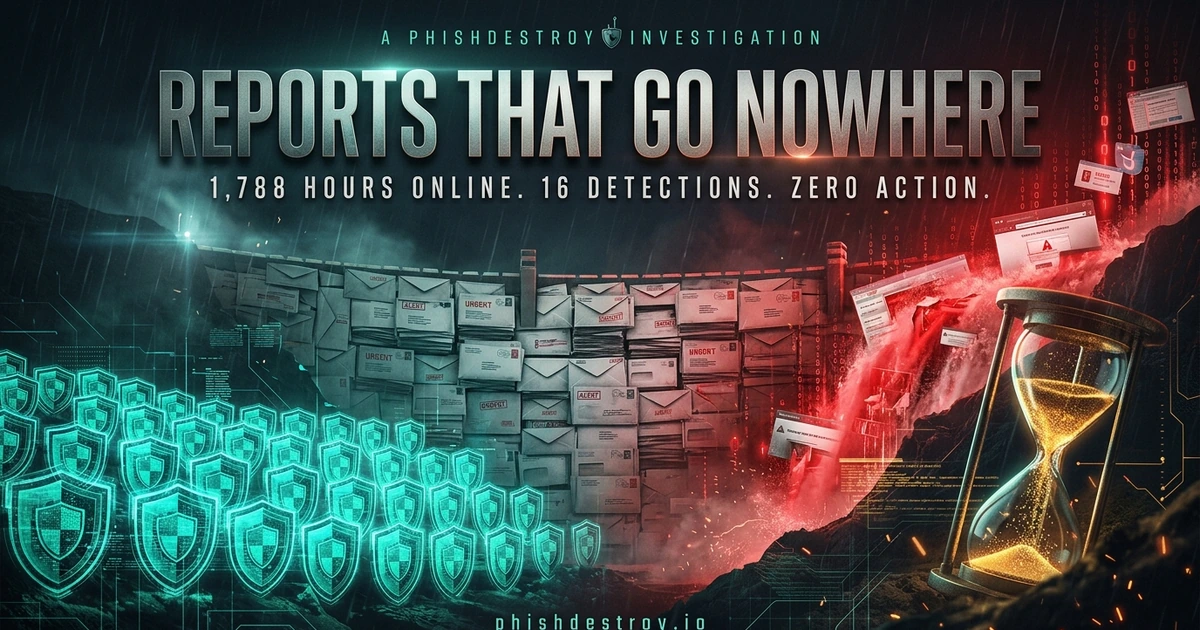 Editorial illustration: When Abuse Reports Go Nowhere: How Registrars Become Silent Partners in Cybercrime