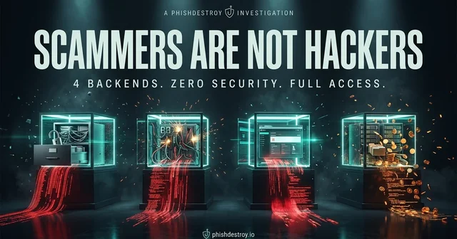 Scammers Exposed: 4 Scam Backends Dissected