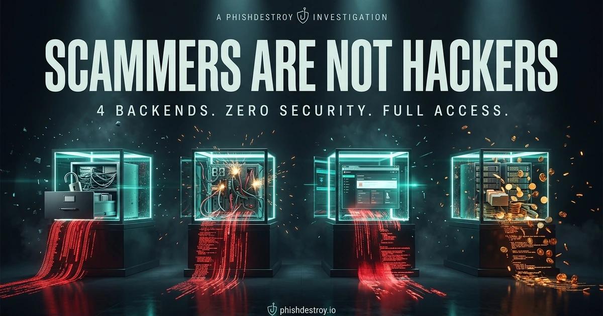 Scammers Exposed: 4 Scam Backends Dissected