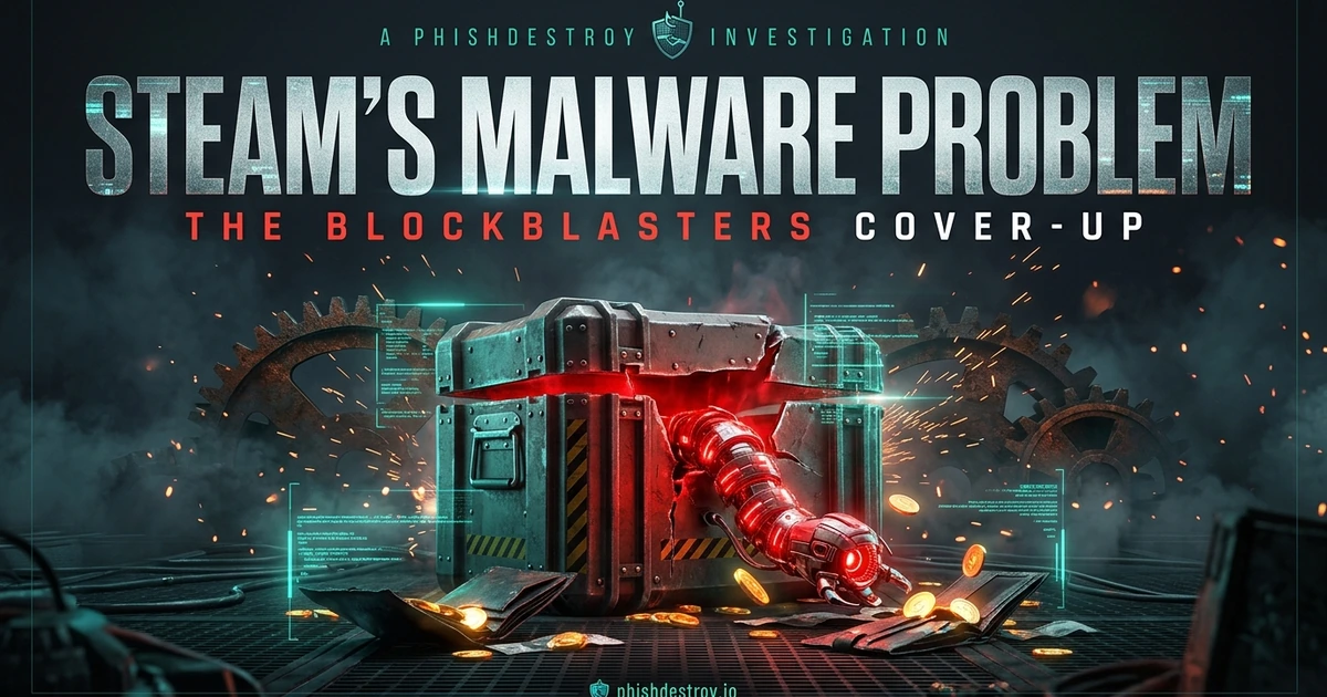 Editorial illustration: Profit Over Players: The BlockBlasters Cover-Up (Steam Scandals, Part 1)