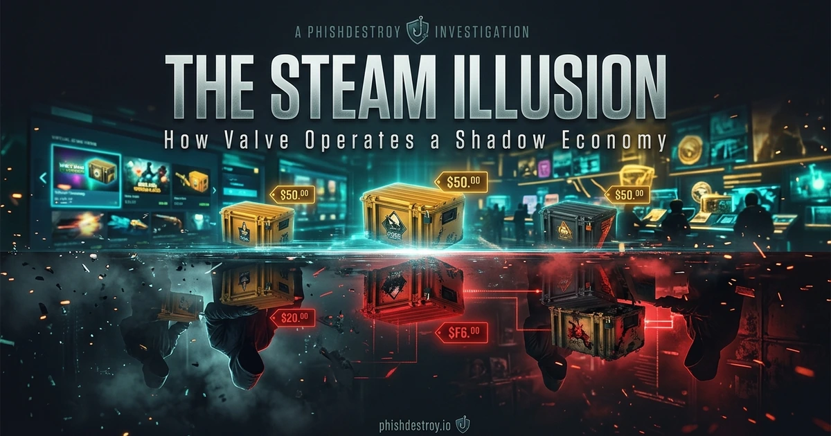The Steam Illusion: How Valve Operates a Shadow Economy