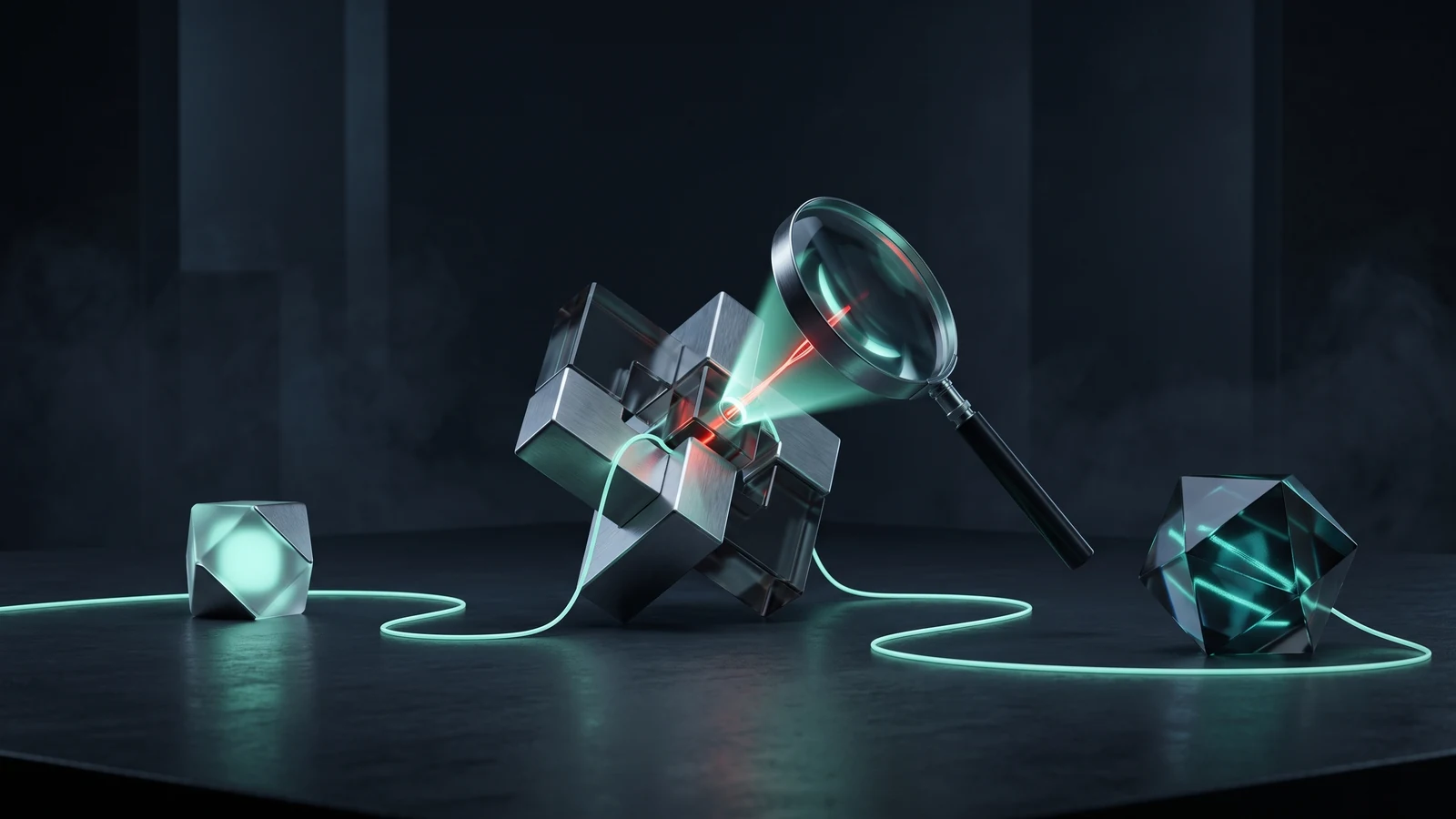 An investigation tracing a configuration clue to an anonymous operator