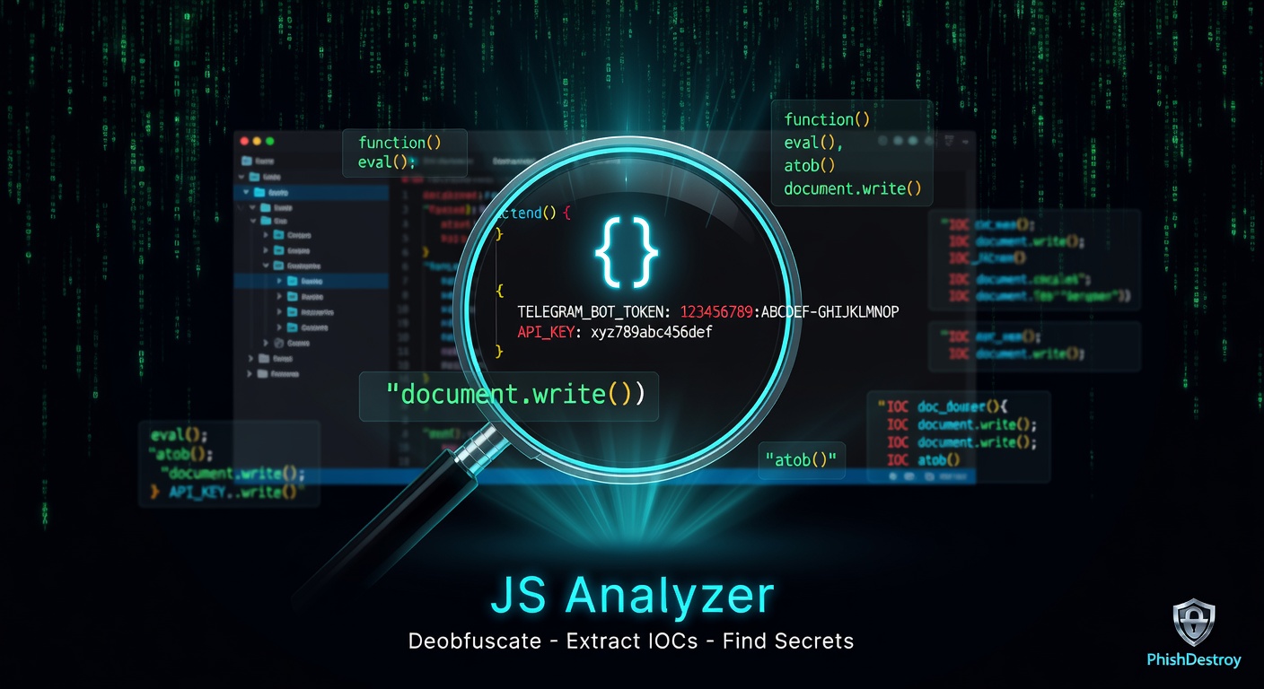 Анализатор JavaScript: деобфускация, извлечение IOC