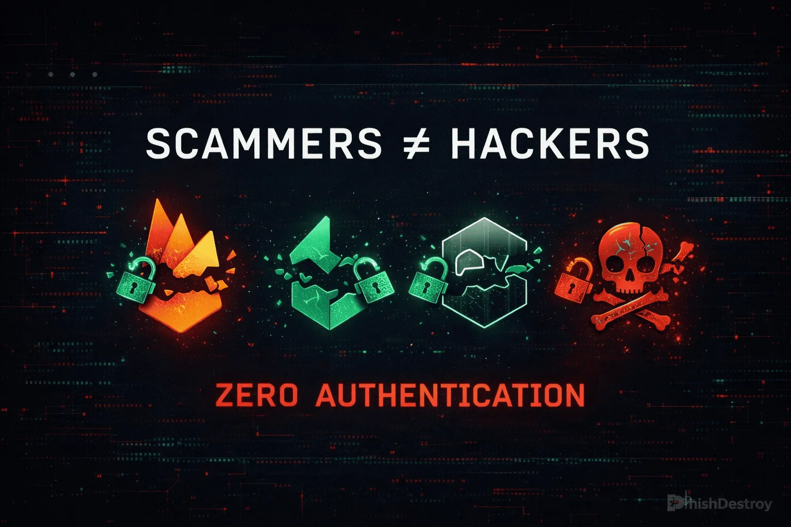 Scammers Are Not Hackers: 4 Backends Dissected
