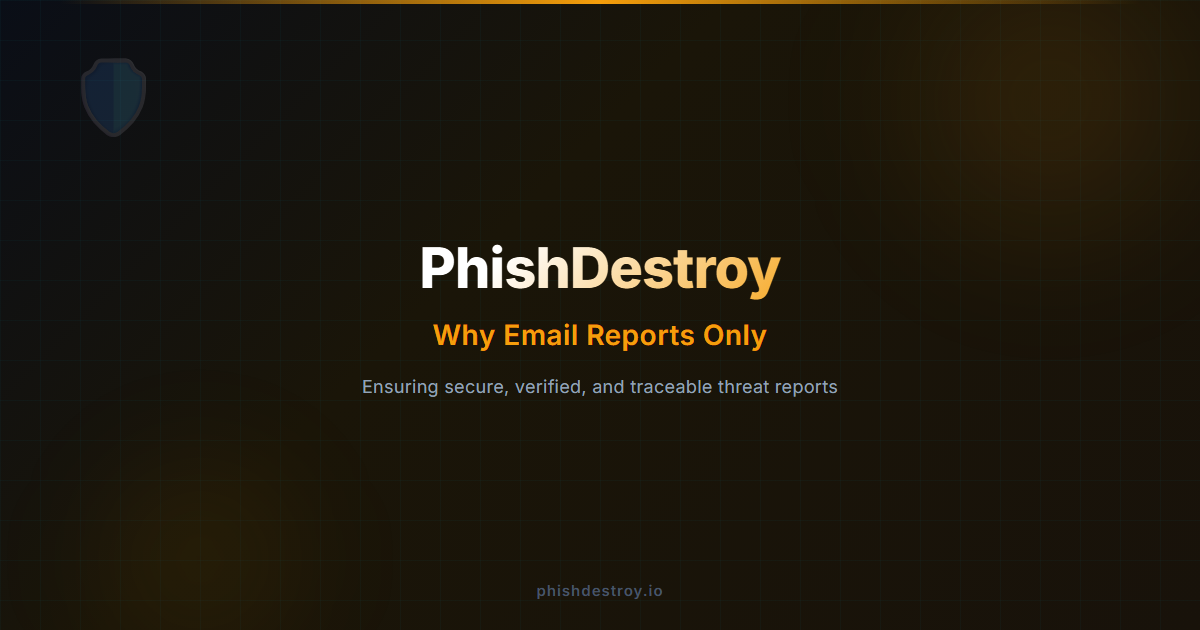 Why Email-Only Abuse Reports | PhishDestroy