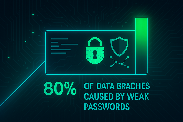 Statistic on password-related breaches