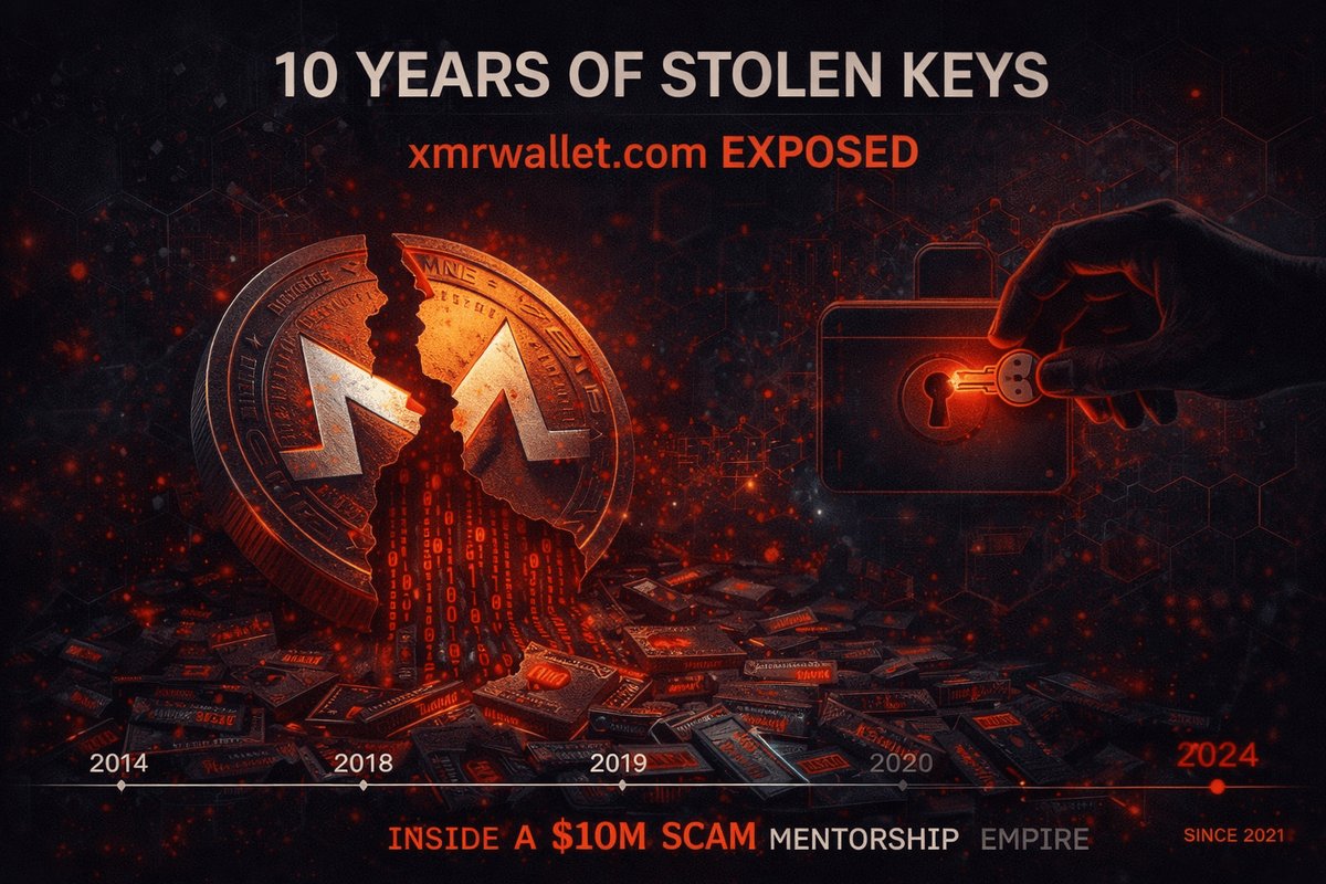 xmrwallet.com Exposed: 10 Years of Stolen Keys