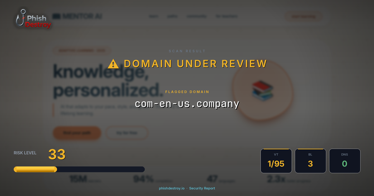 com-en-us.company phishing report — threat analysis by PhishDestroy