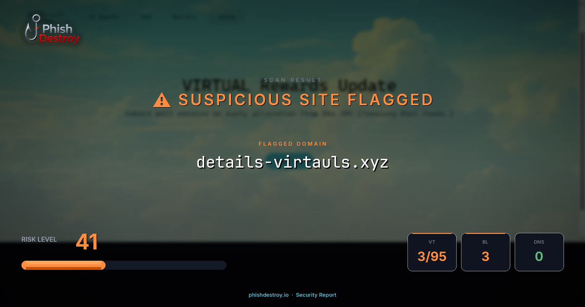 details-virtauls.xyz phishing report — threat analysis by PhishDestroy