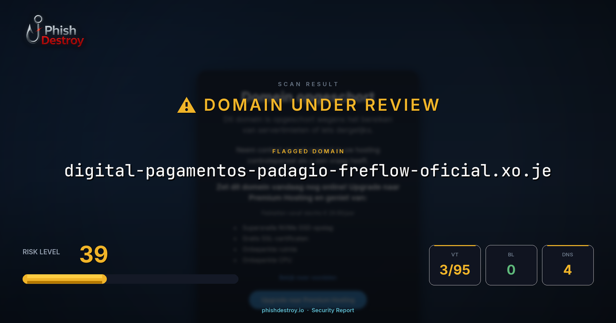 digital-pagamentos-padagio-freflow-oficial.xo.je phishing report — threat analysis by PhishDestroy