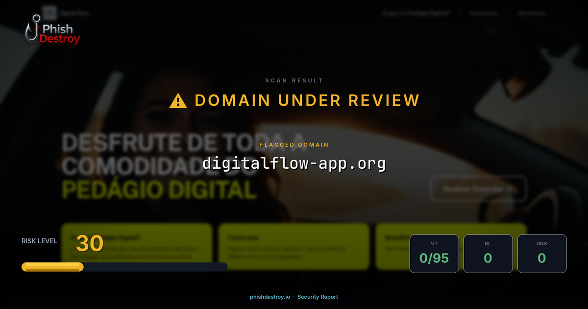 digitalflow-app.org phishing report — threat analysis by PhishDestroy