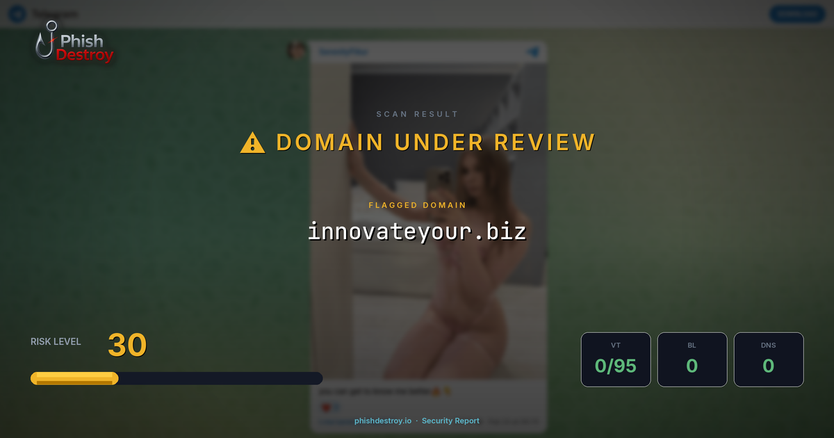 innovateyour.biz phishing report — threat analysis by PhishDestroy