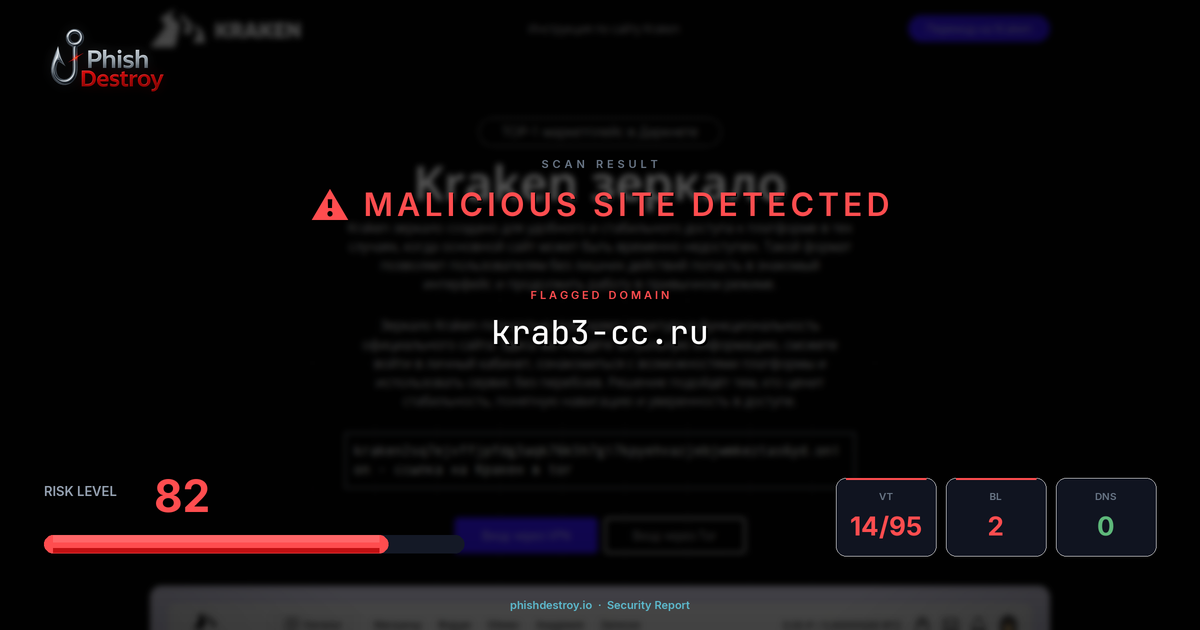 krab3-cc.ru phishing report — threat analysis by PhishDestroy
