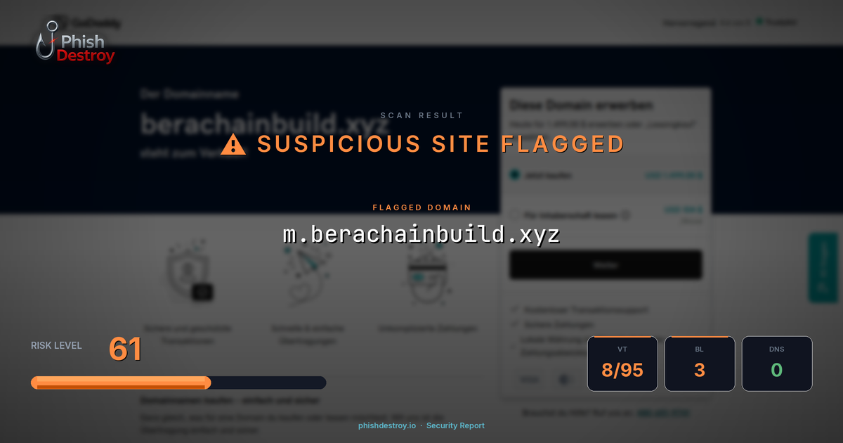 m.berachainbuild.xyz phishing report — threat analysis by PhishDestroy