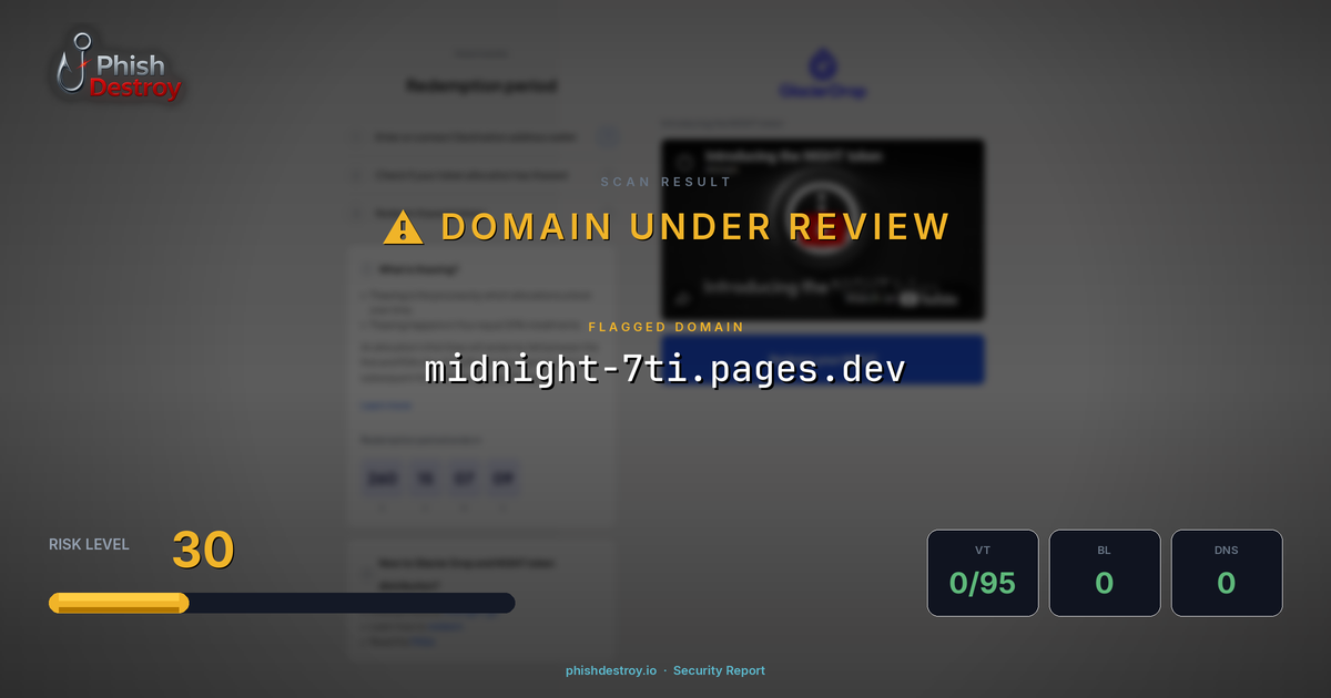 midnight-7ti.pages.dev phishing report — threat analysis by PhishDestroy
