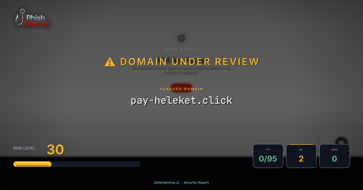 pay-heleket.click phishing report — threat analysis by PhishDestroy
