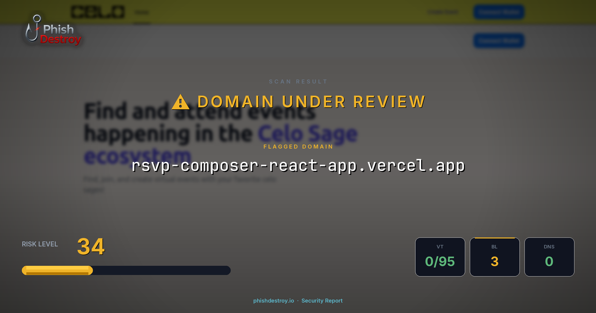 rsvp-composer-react-app.vercel.app phishing report — threat analysis by PhishDestroy