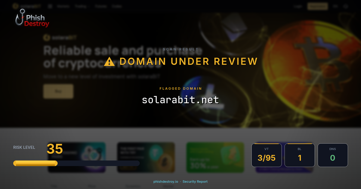 solarabit.net phishing report — threat analysis by PhishDestroy
