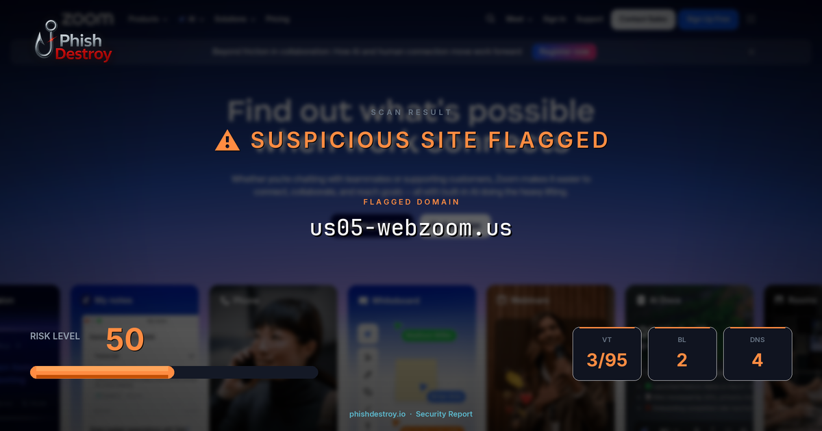 us05-webzoom.us phishing report — threat analysis by PhishDestroy