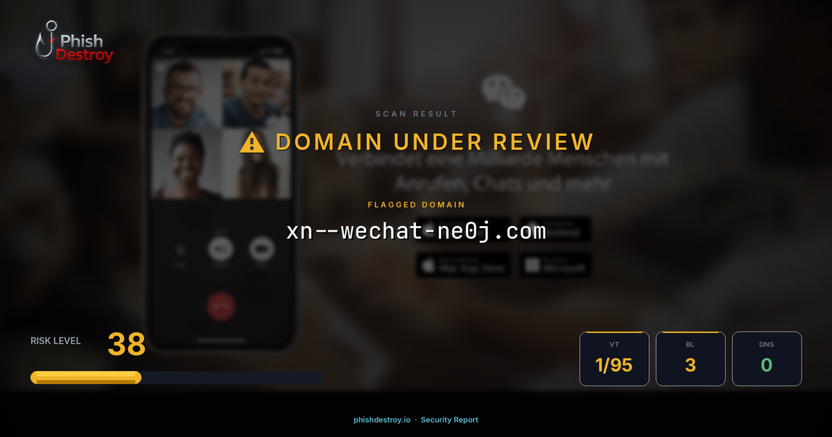 xn--wechat-ne0j.com phishing report — threat analysis by PhishDestroy