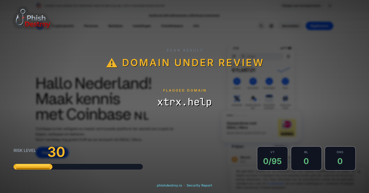 xtrx.help phishing report — threat analysis by PhishDestroy