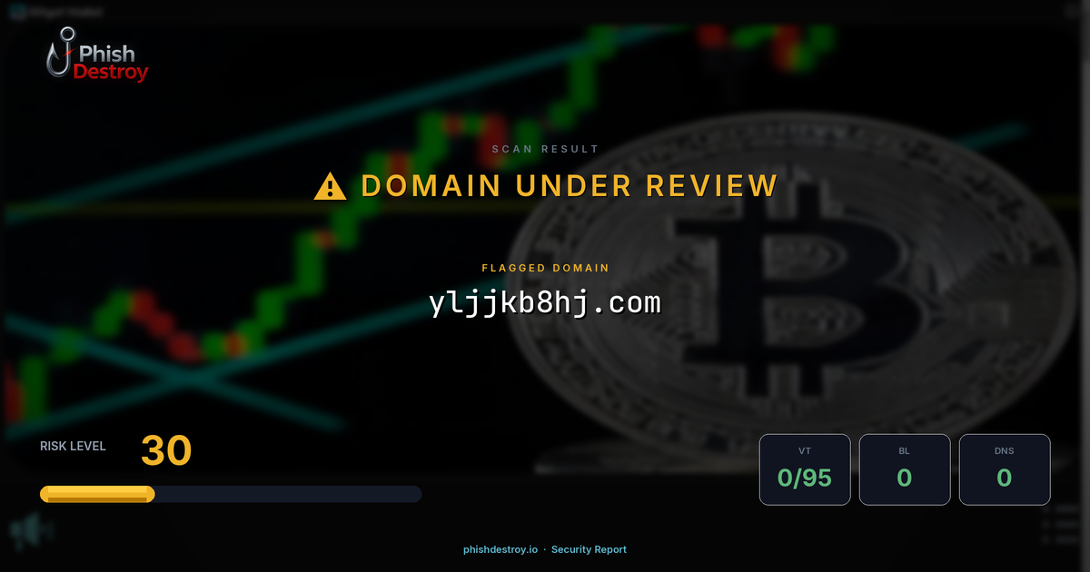 yljjkb8hj.com phishing report — threat analysis by PhishDestroy