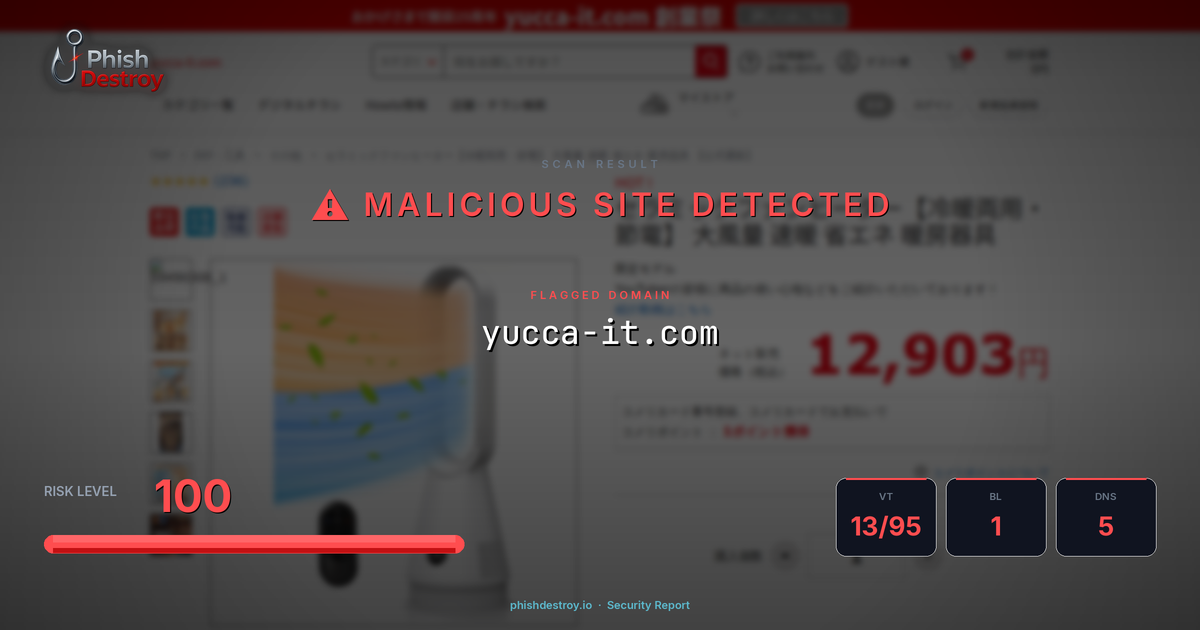 yucca-it.com phishing report — threat analysis by PhishDestroy