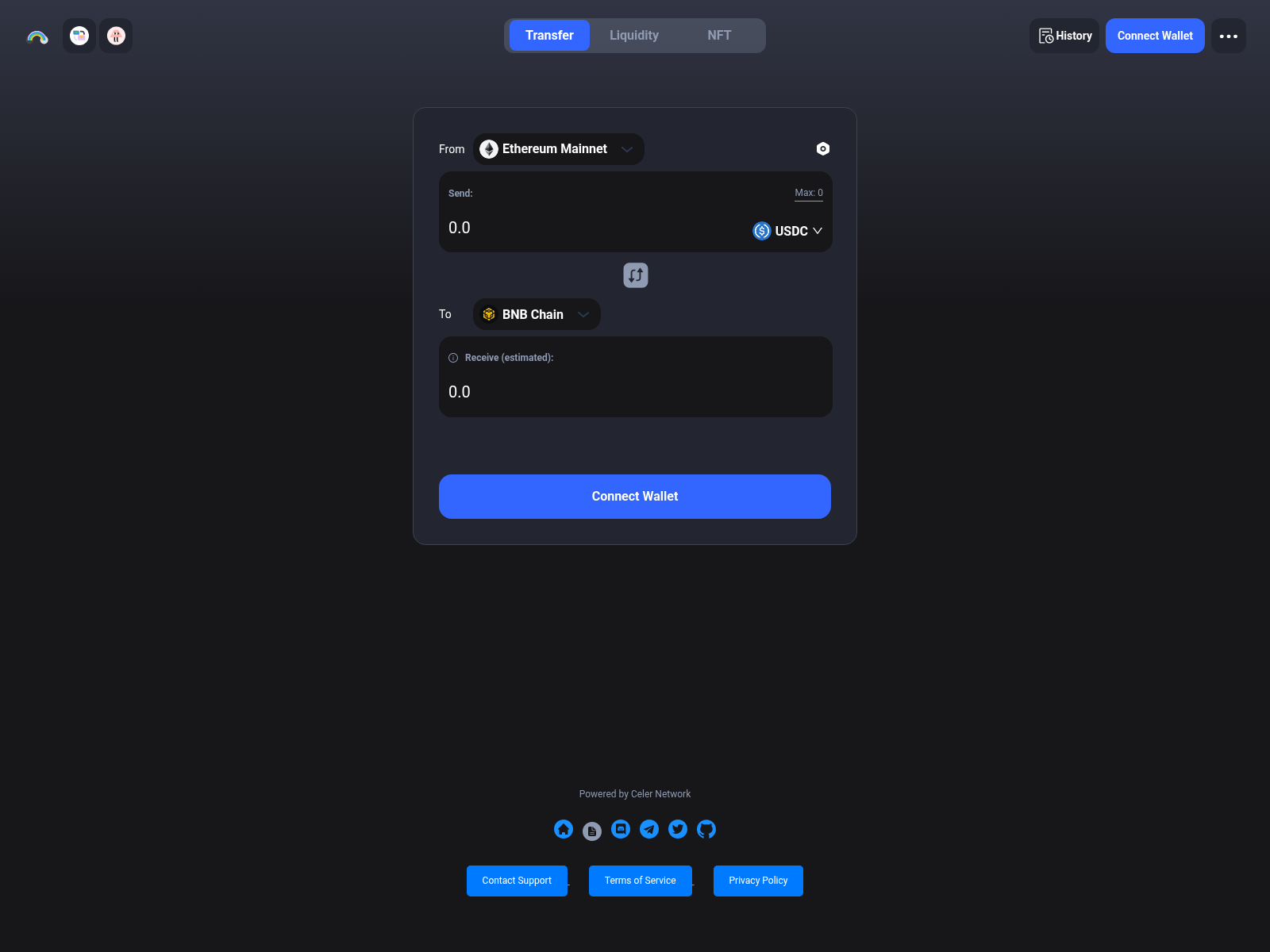 Screenshot of cbridge.online