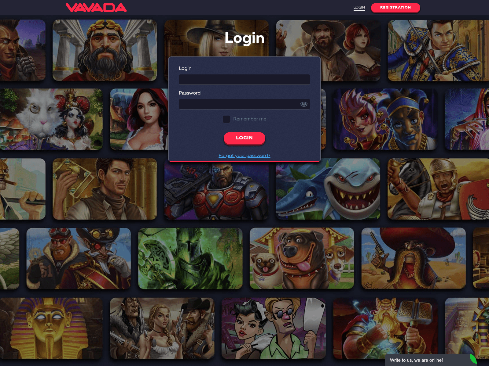 Forensic screenshot of vavadagmk.com