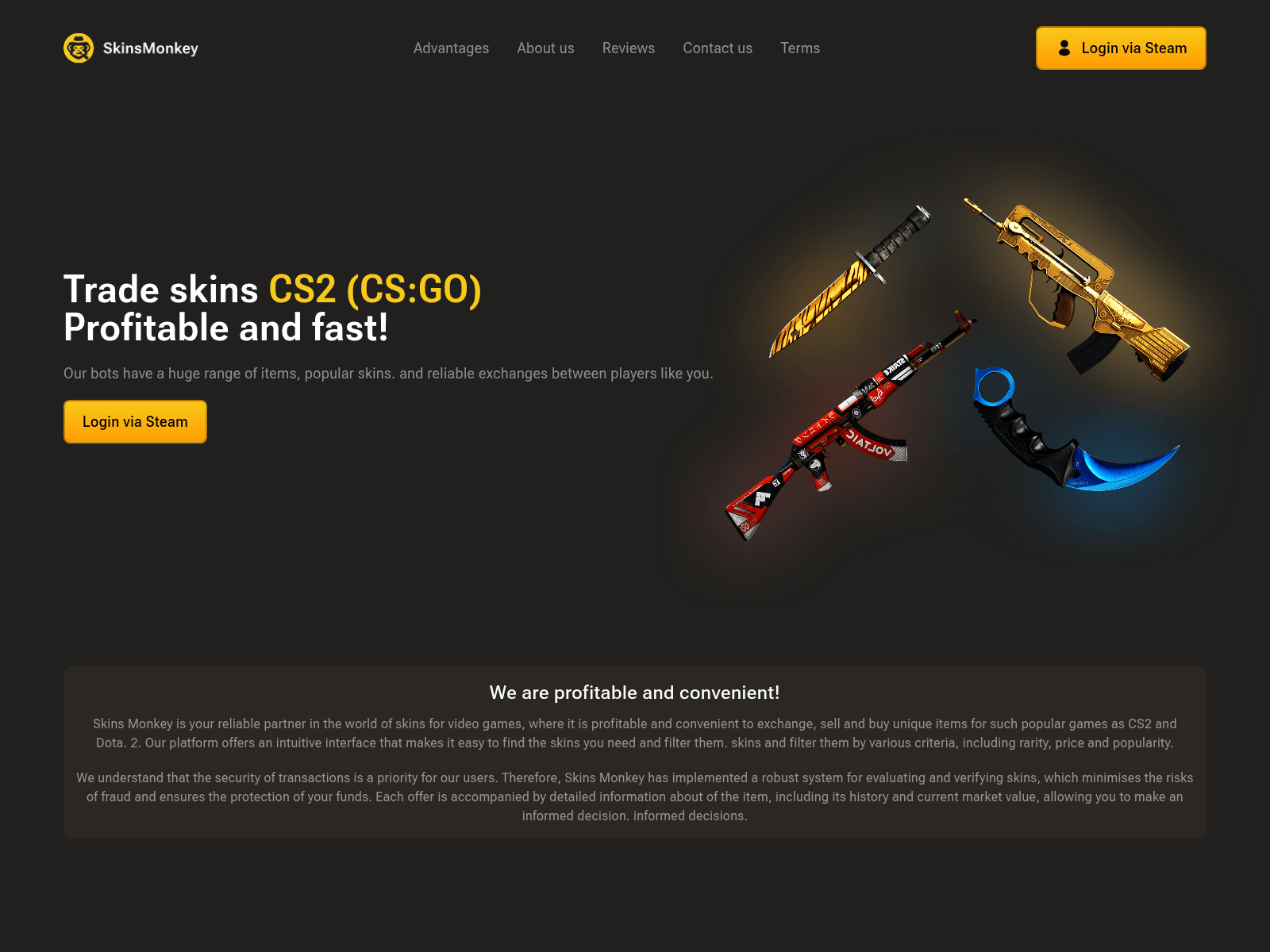 Screenshot of skansmonkey.com