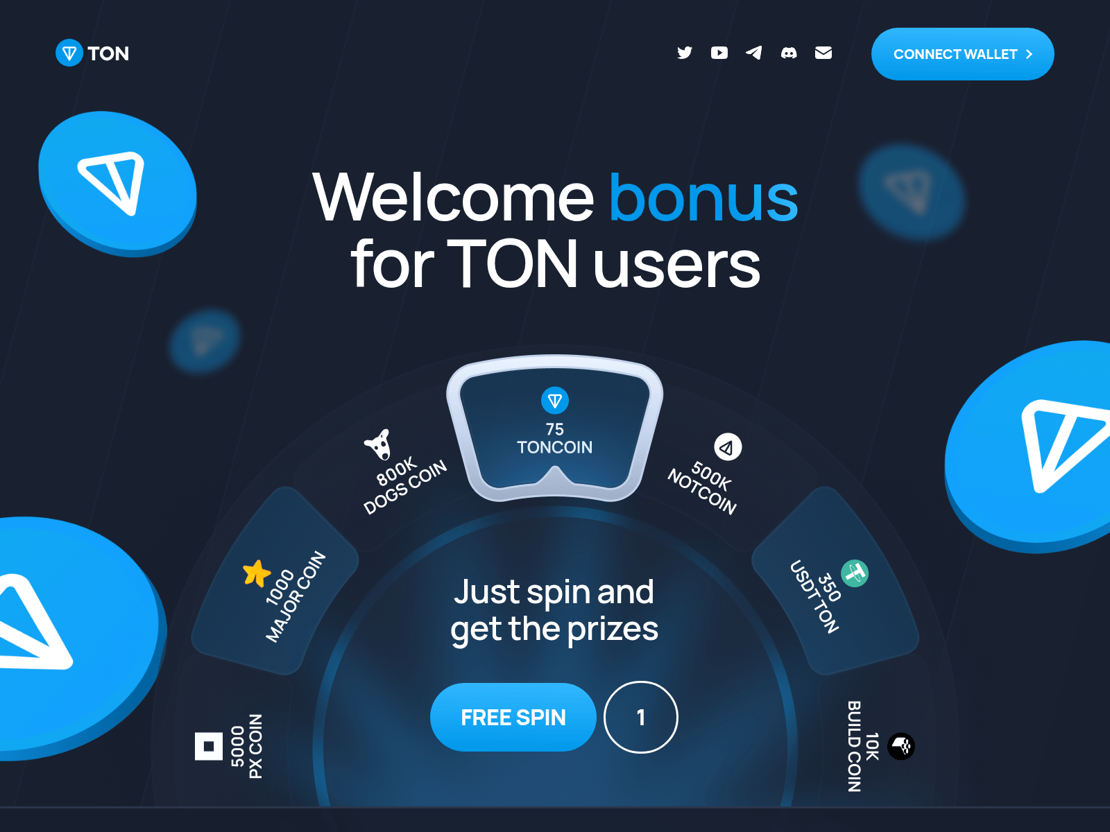 Screenshot of tonspin.digital