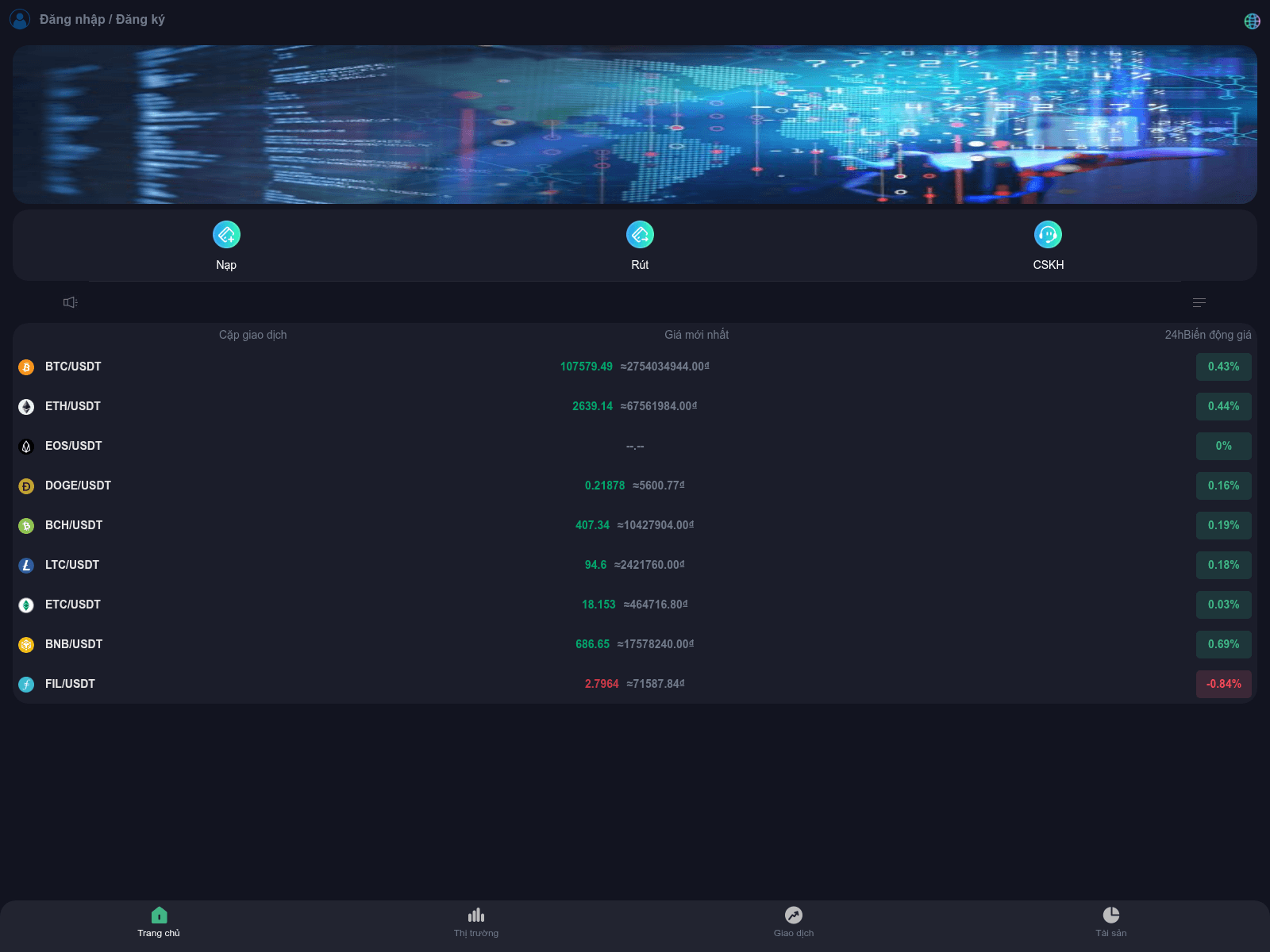 Screenshot of krakenvn.top