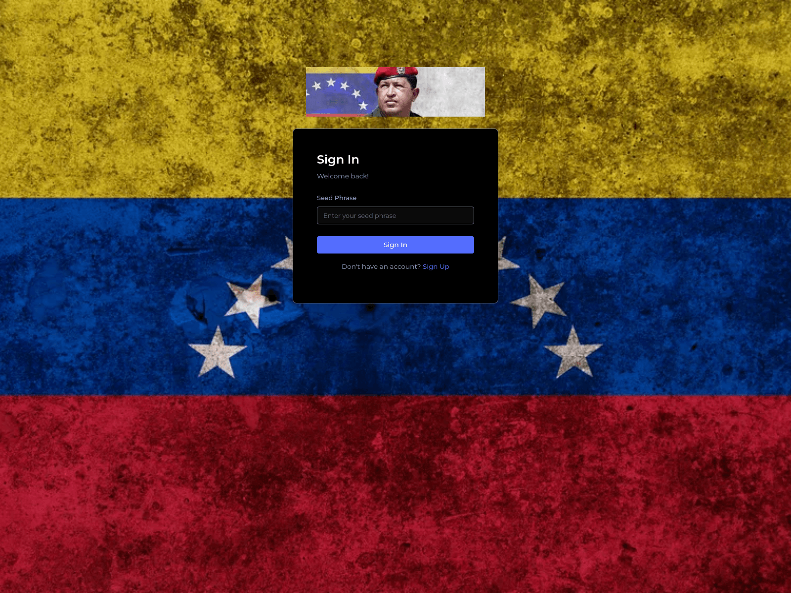 Screenshot of chavez-vive.com