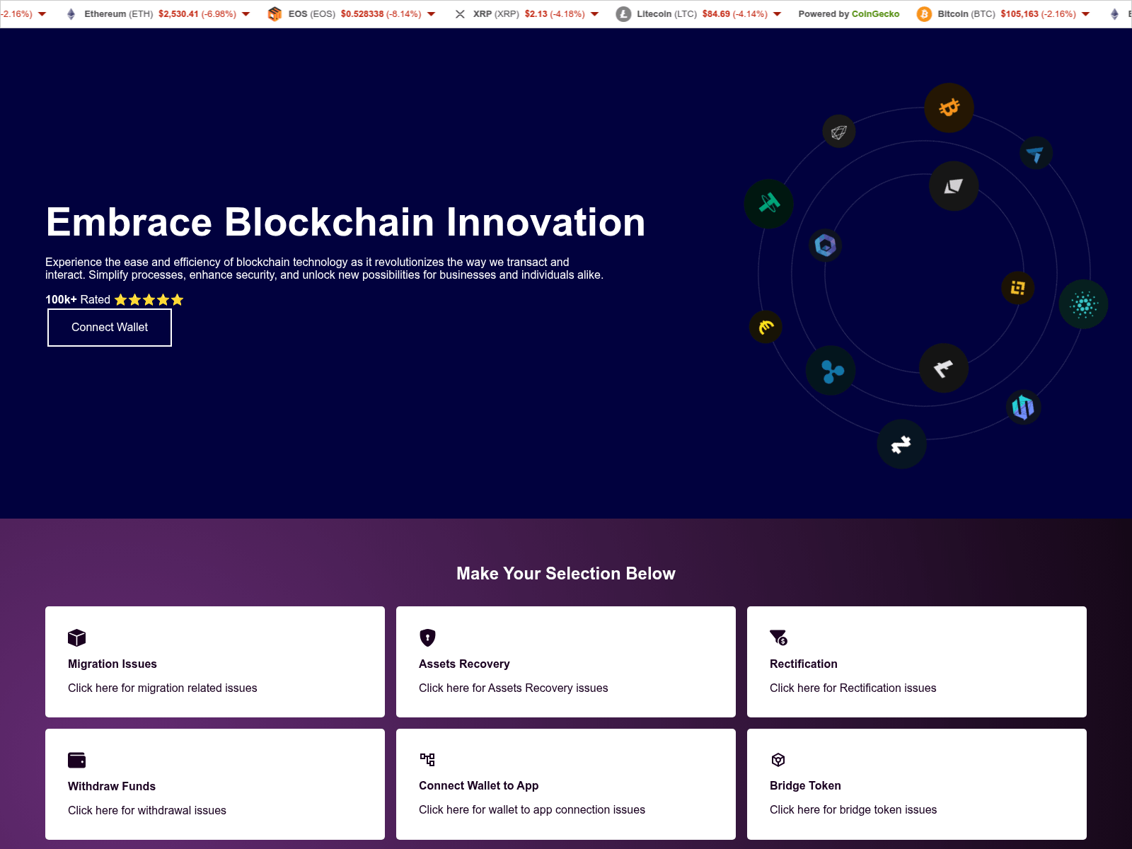 Screenshot of defi-chaintool.web.app