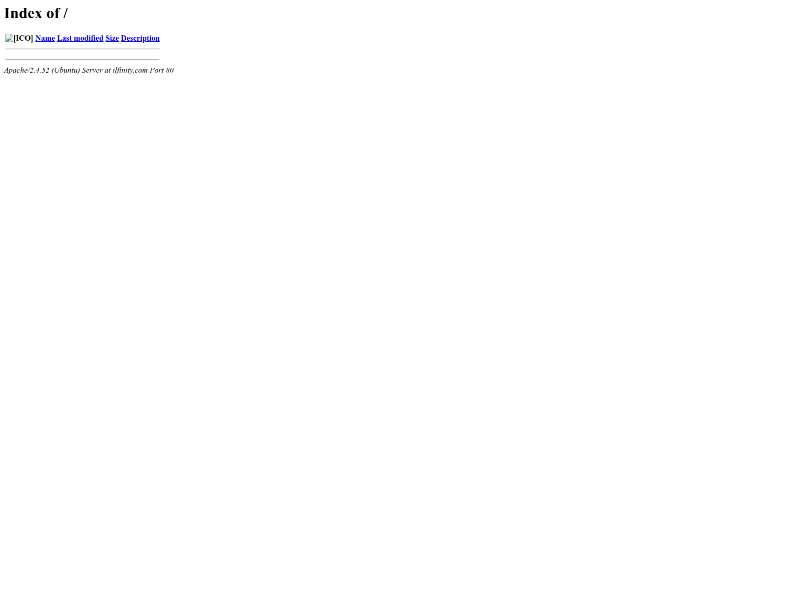 Screenshot of ilfinity.com