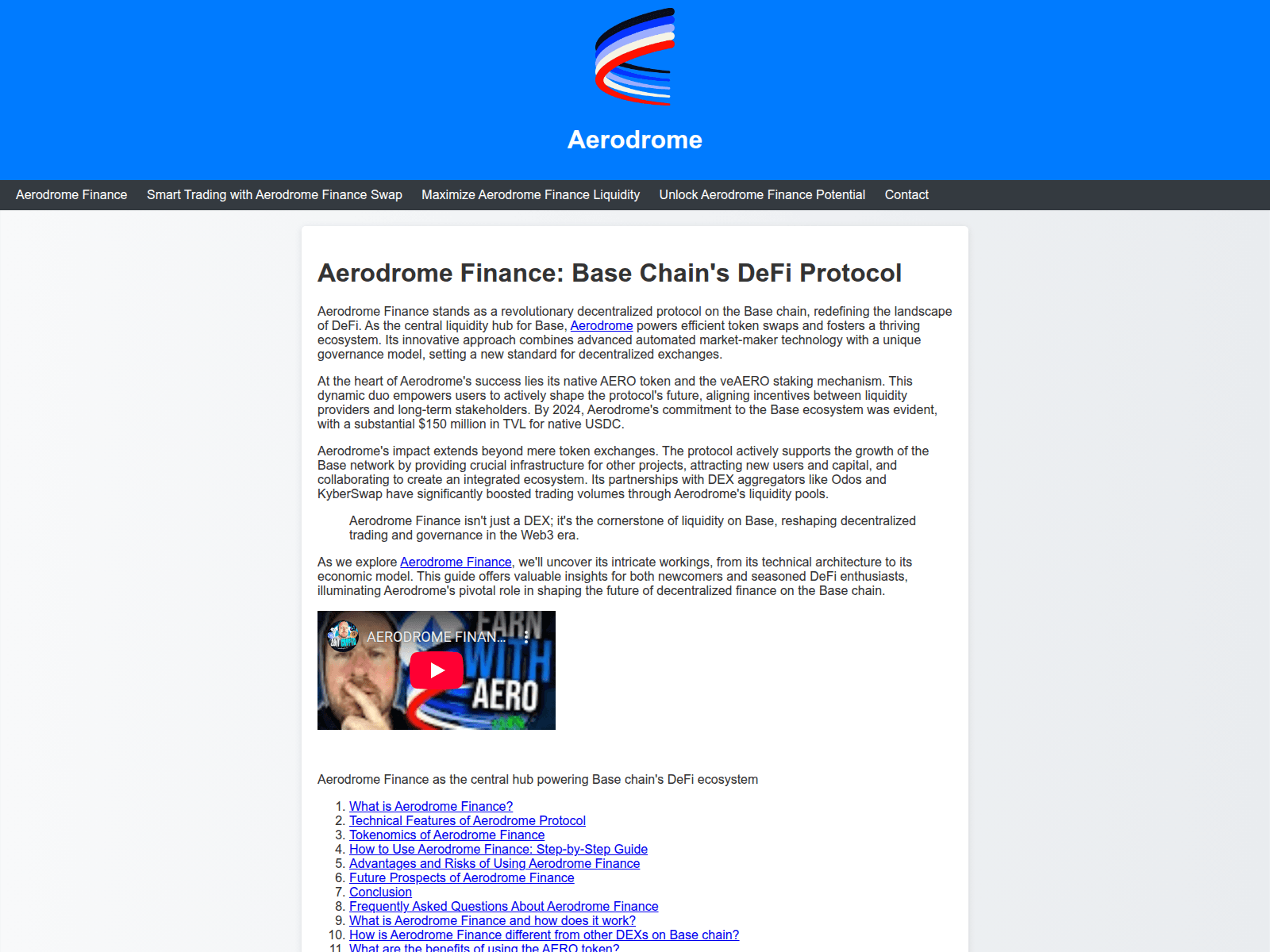Screenshot of aerlifi.net
