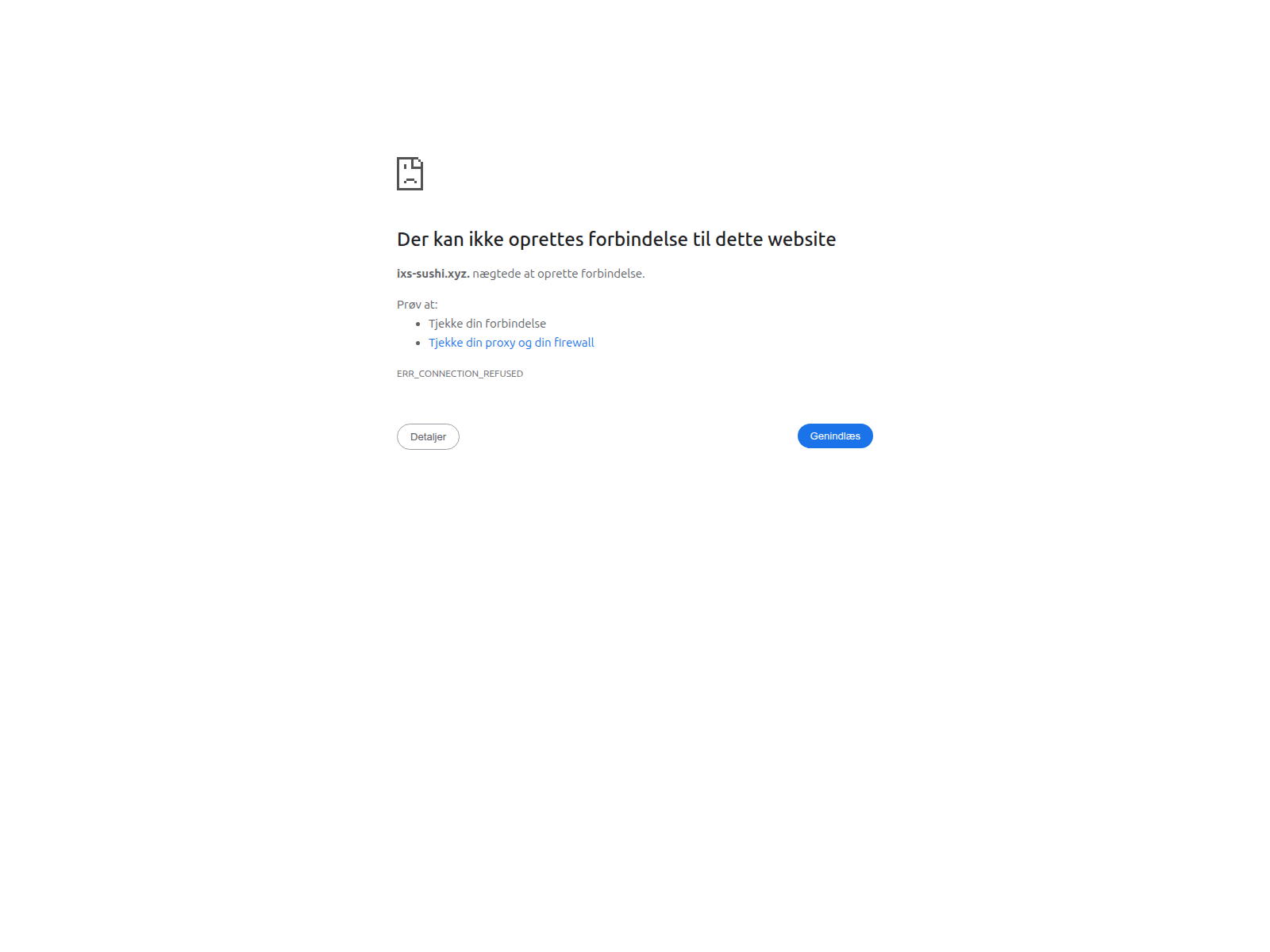 Screenshot of ixs-sushi.xyz
