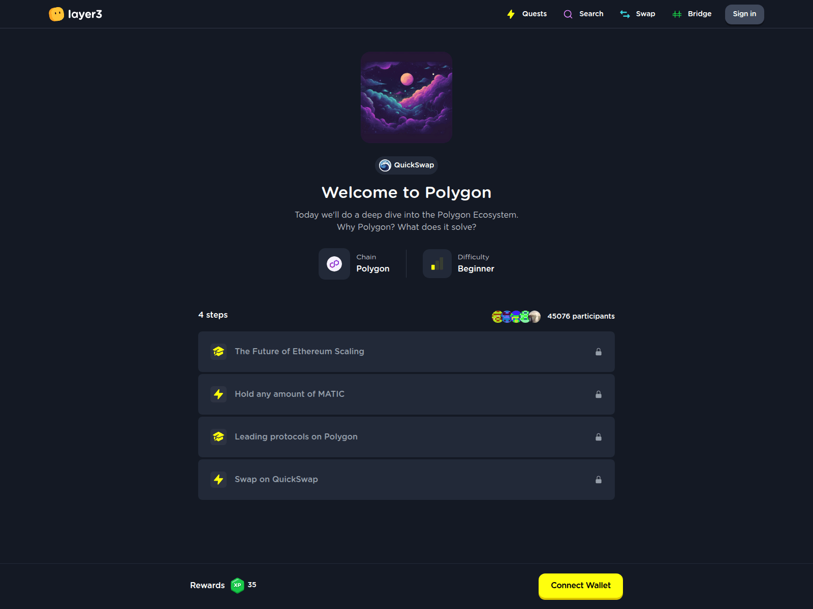 Screenshot of layer3-marketplace.net