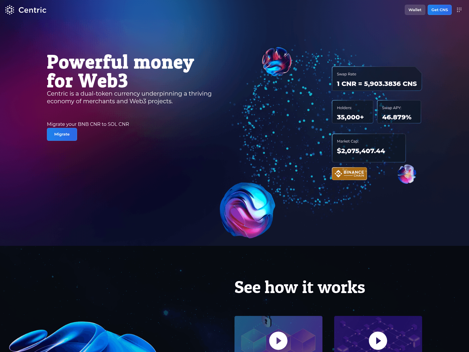 Screenshot of centricmigration.org