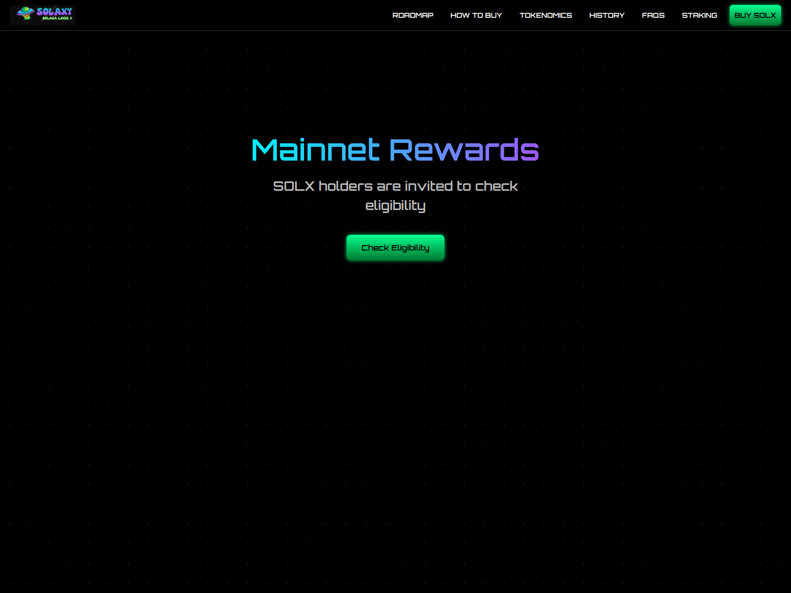 Screenshot of mainnet-solaxy.com