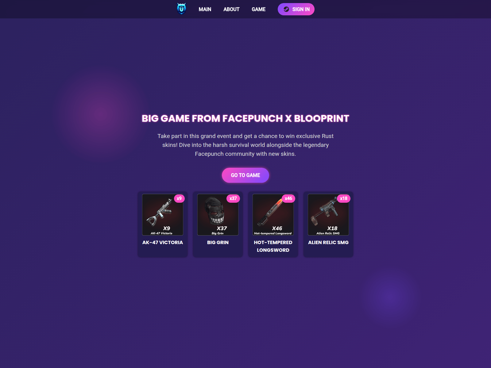 Screenshot of rust-bloo.com