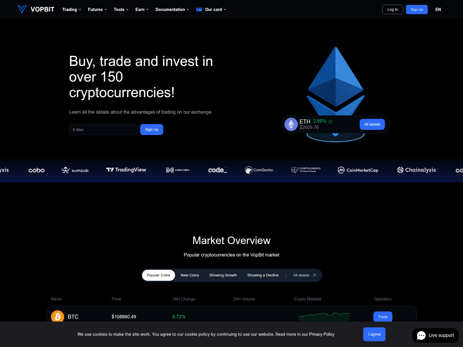 Screenshot of vopbit.com