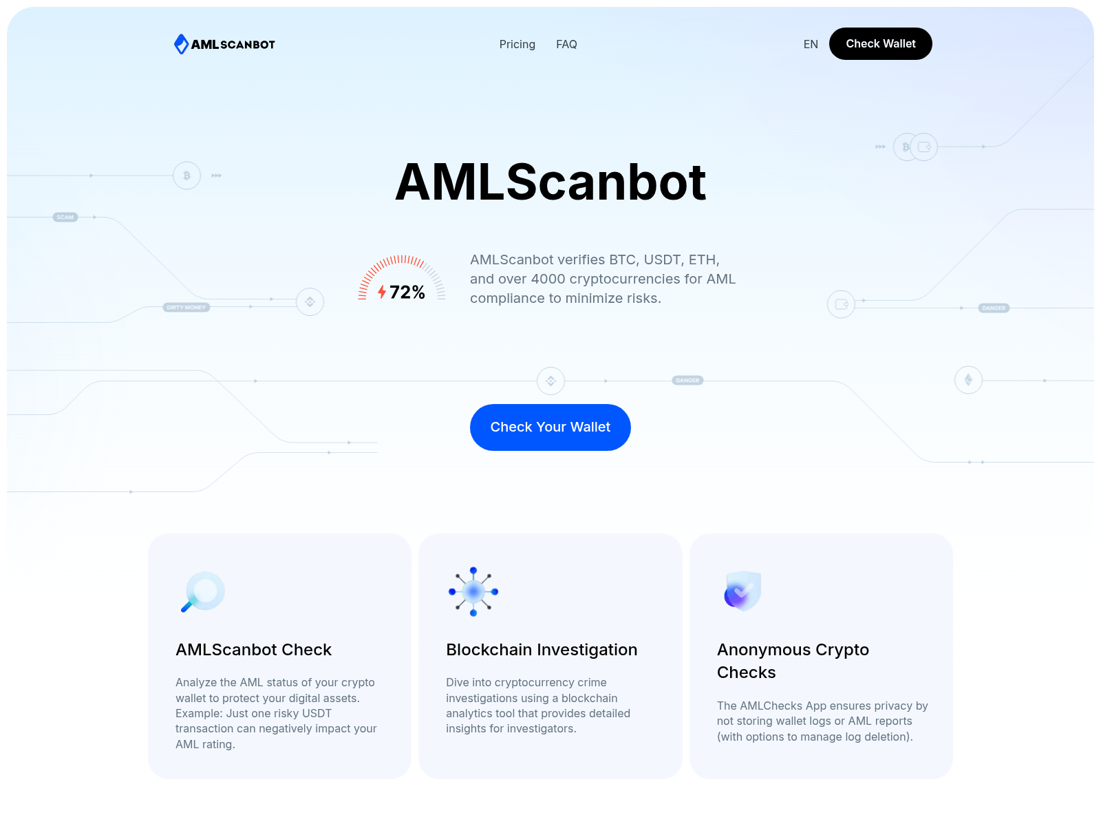 Screenshot of amlcrypto-check.com