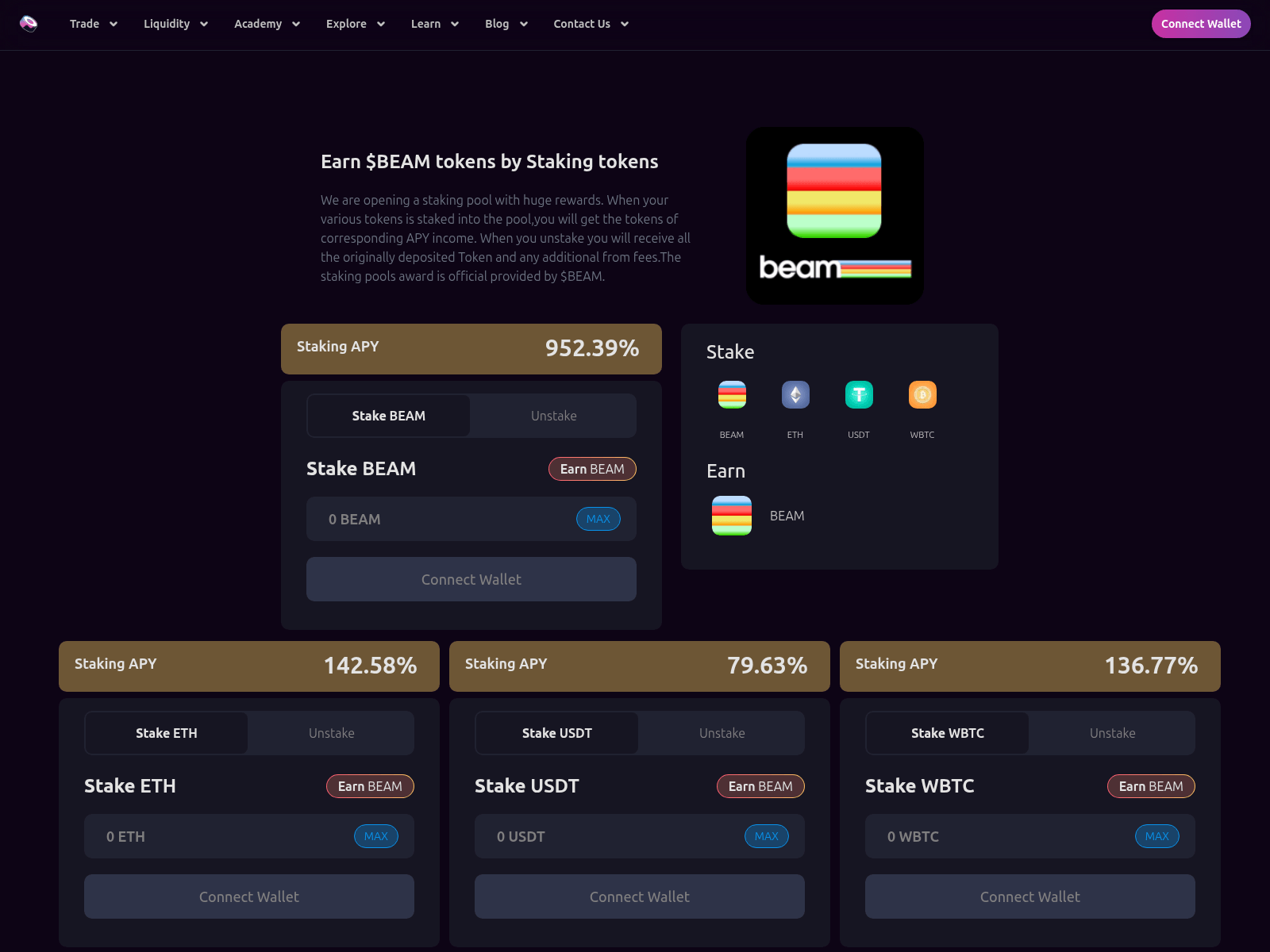 Screenshot of beam-sushi.cc