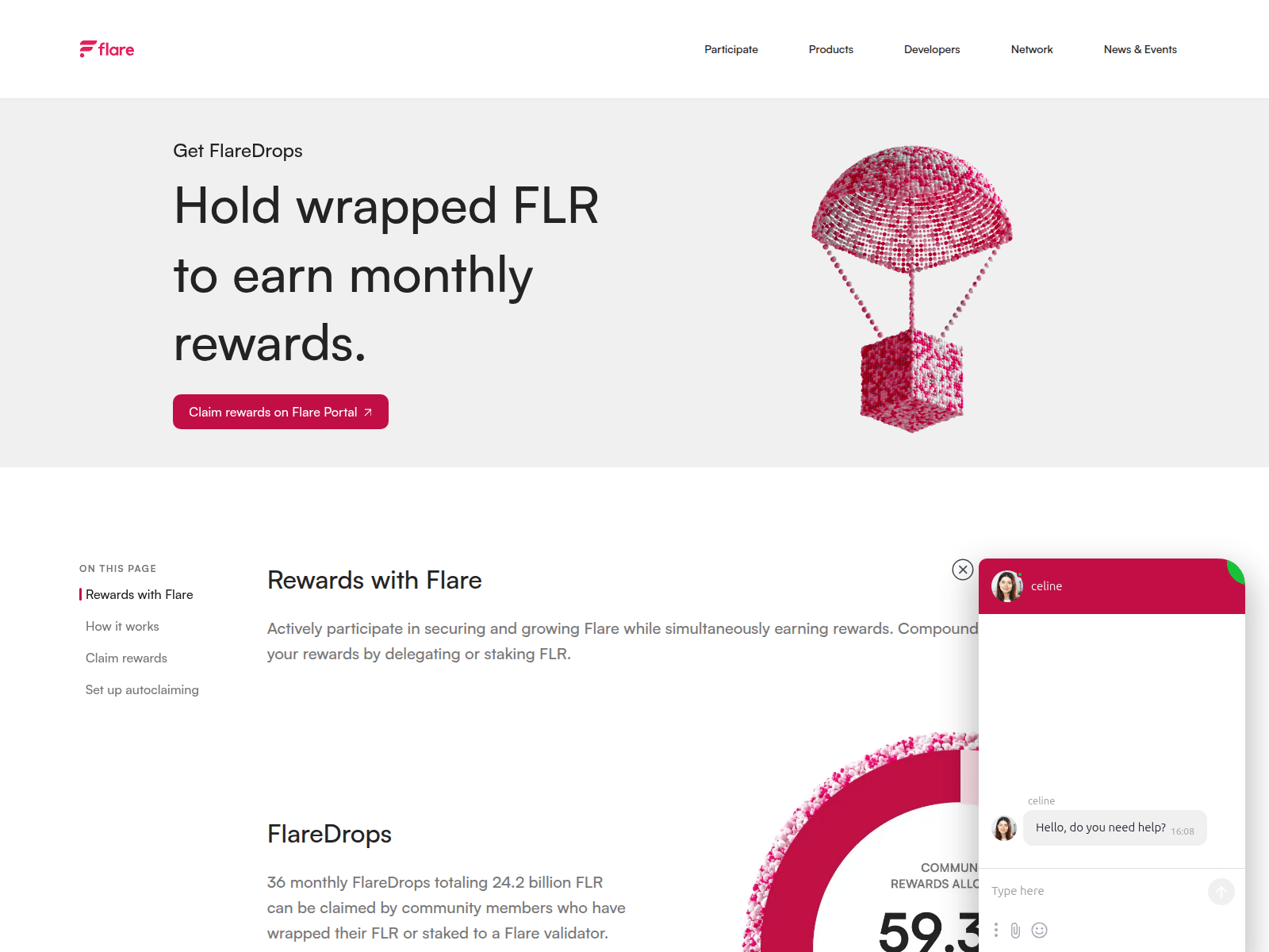 Screenshot of flaredrops.vercel.app
