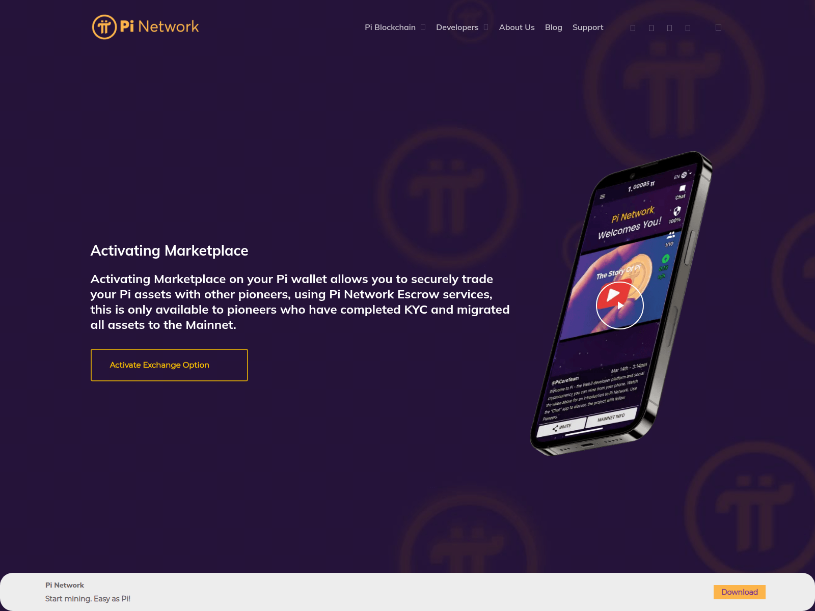 Screenshot of exchangepioptt.com