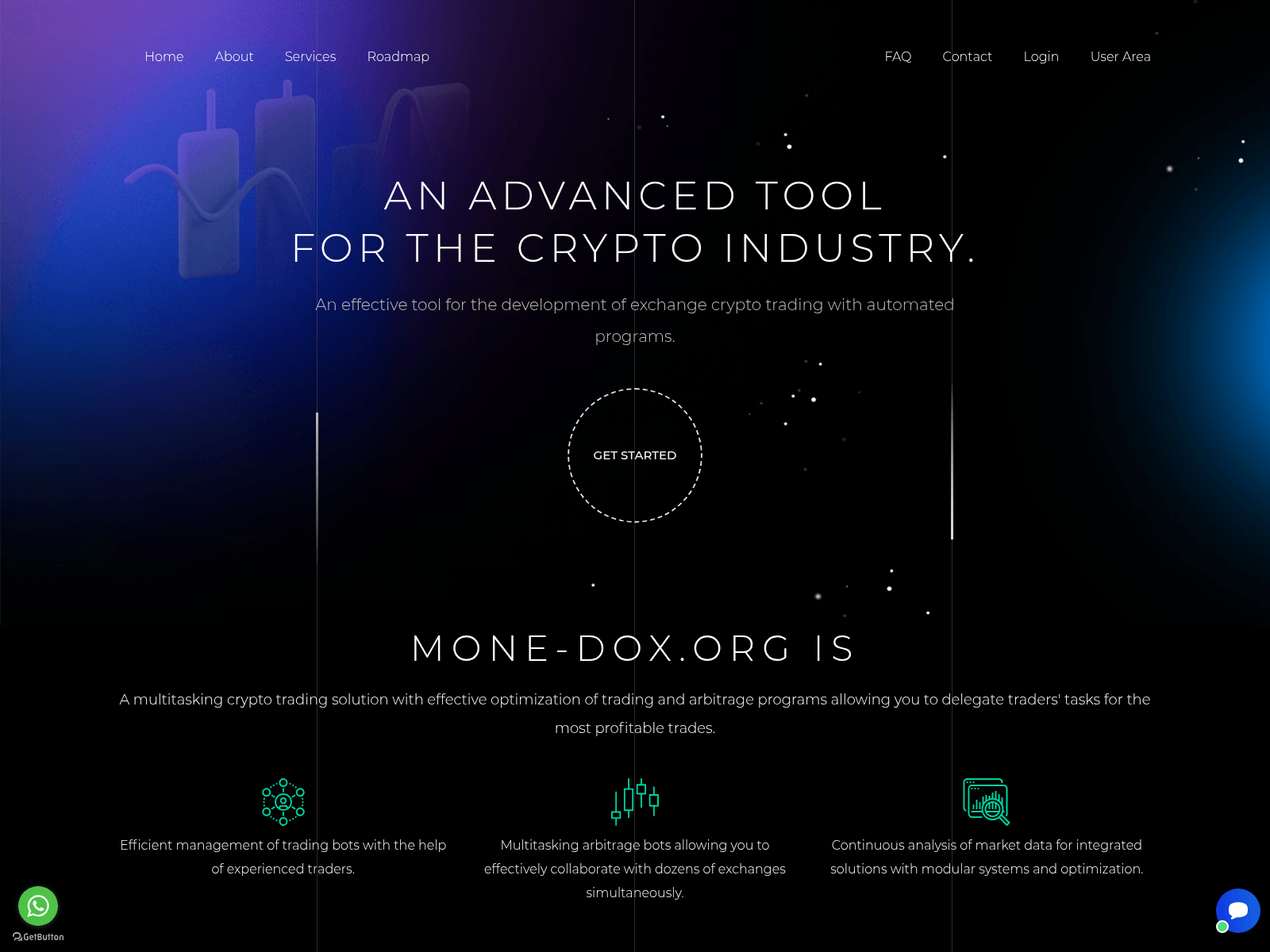 Screenshot of mone-dox.org