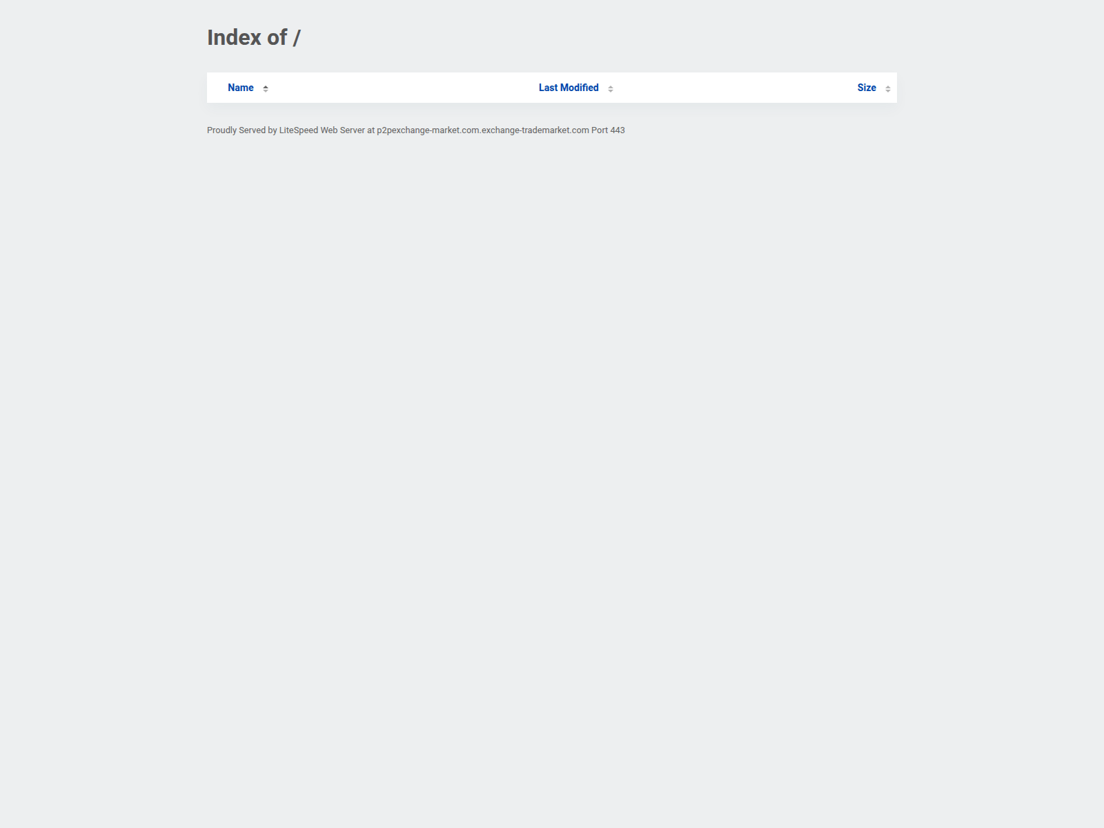 Screenshot of p2pexchange-market.com.exchange-trademarket.com